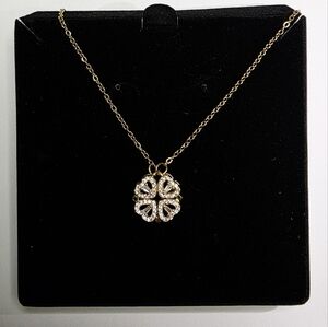 N0017 S-steel 4 Clover Pendant Necklace